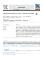 Urban climate awareness and urgency to adapt: An international overview