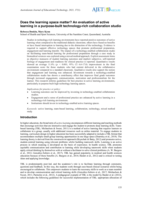 Does the learning space matter? An evaluation of active learning in a purpose-built technology rich collaboration studio