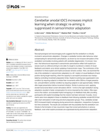 Cerebellar anodal tDCS increases implicit learning when strategic re-aiming is suppressed in sensorimotor adaptation
