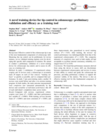 A novel training device for tip control in colonoscopy: preliminary validation and efficacy as a training tool