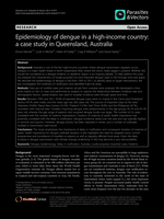 Epidemiology of dengue in a high-income country: a case study in Queensland, Australia