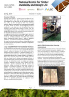 National Centre for Timber Durability and Design Life (NCTDDL) Newsletter, Volume 3, No. 1, Spring 2020