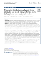 The relationship between physical fitness attributes and sports injury in female, team ball sport players: a systematic review