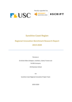 Sunshine Coast Region Regional Innovation Benchmark Research Report 2019-2020
