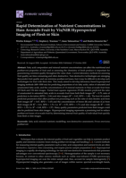 Rapid Determination of Nutrient Concentrations in Hass Avocado Fruit by Vis/NIR Hyperspectral Imaging of Flesh or Skin
