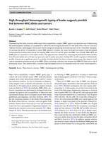 High-throughput immunogenetic typing of koalas suggests possible link between MHC alleles and cancers