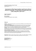 Assessment of the Supermarkets and Grocery Stores Sector in Australia: A Case Study of Woolworths and Coles using DEA and VAIC™