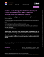 Baseline haematology, biochemistry, blood gas values and health status of the Galapagos swallow-tailed gull (Creagrus furcatus)