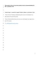 Meta-analysis of the use of seaweeds and their extracts as immunostimulants for fish: a systematic review