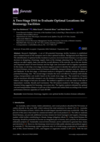A Two-Stage DSS to Evaluate Optimal Locations for Bioenergy Facilities