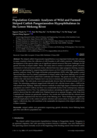 Population Genomic Analyses of Wild and Farmed Striped Catfish Pangasianodon Hypophthalmus in the Lower Mekong River