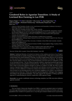 Gendered Roles in Agrarian Transition: A Study of Lowland Rice Farming in Lao PDR