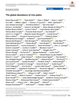 The global abundance of tree palms