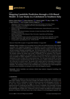 Mapping Landslide Prediction through a GIS-Based Model: A Case Study in a Catchment in Southern Italy