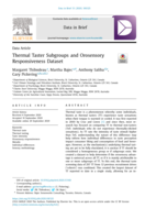Thermal Taster Subgroups and Orosensory Responsiveness Dataset