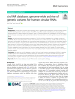 circVAR database: genome-wide archive of genetic variants for human circular RNAs