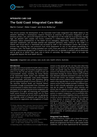 The Gold Coast Integrated Care Model