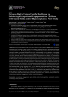 Octopus Watch Fosters Family Resilience by Enhancing Occupational Engagement for Children with Spina Bifida and/or Hydrocephalus: Pilot Study