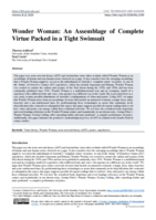 Wonder Woman: An Assemblage of Complete Virtue Packed in a Tight Swimsuit