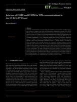 Joint use of DSRC and C-V2X for V2X communications in the 5.9 GHz ITS band