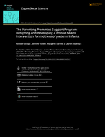 The Parenting Premmies Support Program: Designing and developing a mobile health intervention for mothers of preterm infants