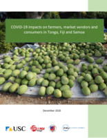 COVID-19 impacts on farmers, market vendors and consumers in Tonga, Fiji and Samoa