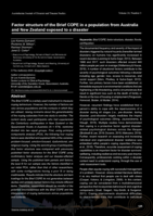 Factor structure of the Brief COPE in a population from Australia and New Zealand exposed to a disaster