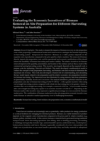 Evaluating the Economic Incentives of Biomass Removal on Site Preparation for Different Harvesting Systems in Australia