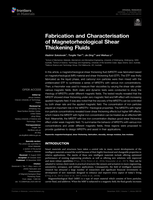 Fabrication and Characterisation of Magnetorheological Shear Thickening Fluids