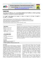 Assessing the efficiency of a recirculating fluidized bed biofilter in white leg shrimp (Litopenaeus vannamei) broodstock aquaculture
