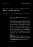 The effect of partial automation on the productivity and cost of a mobile tower yarder