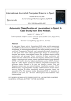 Automatic Classification of Locomotion in Sport: A Case Study from Elite Netball