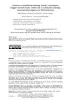 Towards co-created food well-being: culinary consumption, braggart word-of-mouth and the role of participative co-design, service provider support and C2C interactions