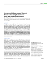 Immersive 3D Experience of Osmosis Improves Learning Outcomes of First-Year Cell Biology Students