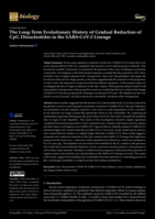 The Long-Term Evolutionary History of Gradual Reduction of CpG Dinucleotides in the SARS-CoV-2 Lineage
