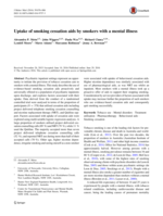 Uptake of smoking cessation aids by smokers with a mental illness