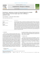 Practitioners’ experiences of using Gut Directed Hypnosis for irritable bowel syndrome: Perceived impact upon client wellbeing: A qualitative study
