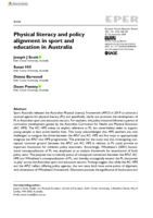 Physical literacy and policy alignment in sport and education in Australia