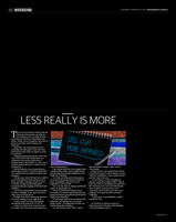 Less Really is More