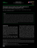 Chlamydial clinical isolates show subtle differences in persistence phenotypes and growth in vitro