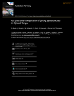 Oil yield and composition of young Santalum yasi in Fiji and Tonga