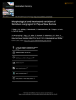Morphological and heartwood variation of Santalum macgregorii in Papua New Guinea