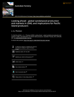 Looking ahead - global sandalwood production and markets in 2040, and implications for Pacific Island producers