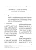 Tourist characteristics influence outcomes when feeding Australian humpback dolphins in South East Queensland, Australia