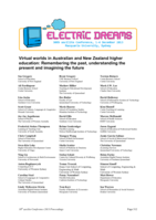 Virtual worlds in Australian and New Zealand higher education: Remembering the past, Understanding the present and imagining the future