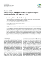 A very compact AES-SPIHT selective encryption computer architecture design with improved S-Box