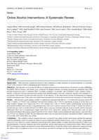 Online alcohol interventions: A systematic review