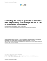 Facilitating the ability of graduates to articulate their employability skills through the use of a 3D virtual learning environment