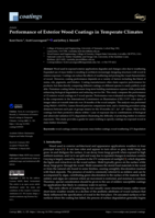Performance of Exterior Wood Coatings in Temperate Climates
