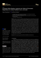 Genome-Wide Marker Analysis for Traits of Economic Importance in Asian Seabass Lates calcarifer